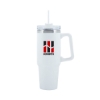 Lyon 30 oz. Double Wall Stainless Steel Travel Mug - White