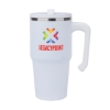 Nolan 20 oz. Double Wall Steel Vacuum Travel Mug - White