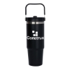 Nexo 30 oz. Recycled Double Wall Steel Travel Tumbler - Black
