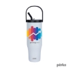Perka Reginald 30oz. Recycled Vacuum Insulated Travel Tumbler - White
