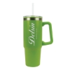 Rhea 30 oz. Steel/ 100% Recycled PP Liner Travel Mug - Lime