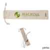 Perka Avila 5-Piece Stainless Steel Straw Set - Steel