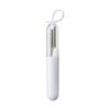 Paloma 5-Piece Stainless Steel Straw Set - White