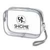 Cyrus Zippered Pouch w/ Handle - Clear