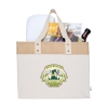 Sophia Canvas Tote With Jute Trim