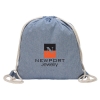 Huron Recycled Cotton Drawstring Tote