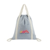 Renew II 9 oz. Recycled Cotton Drawstring Bag - Blue