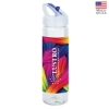 NEWPORT II 25 oz. PET Bottle with Flip Spout - Blue