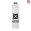 NEWPORT VII 25 oz. PET Bottle with Chug Spout - Black