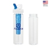Laguna 32 oz. PET Bottle with Flip Spout & Ice Stick