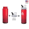 Malibu 26 oz. PET Bottle with Flip Spout