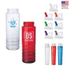 26 oz. PET Bottle with Flip Spout & Ice Stick