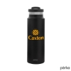 Perka Monroe 24 oz. Double Wall Recycled Stainless Steel Water Bottle - Black