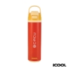 iCOOL Manitou 24 oz. Double Wall, Recycled Stainless Steel Water Bottle - Orange