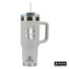 Pelican Porter 40 oz. Recycled Double Wall Stainless Steel Travel Tumbler - Grey