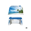 DisplaySplash 4' Open Back Table Throw - Multi-Colored