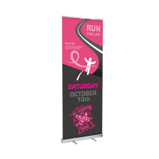 DisplaySplash 31 " W x 78 " H Roll-Up Fabric Banner