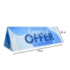 DisplaySplash Triangular Fabric Floor Sign - 78" W x 39" H