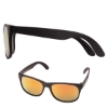 Sharp Mirrored Sunglasses - Red