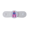 Zaza Push Pop Propeller Spinner with Suction Cup - White