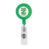 Delfino Badge Holder with Crocodile Clip - Green