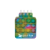 Dimple Silicone Push Pop Notebook - Multi-Colored