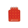 Dimple Silicone Push Pop Notebook - Orange