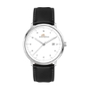 39mm Ss Silver Case, 3-Hand Mvt, Dte - Polished Silver