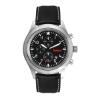 Wc3096 44mm Steel Matte Silver Case, Chronograph Mvmt, Black Dial, Dte Display, Leather Strap, Flat  - Matte Silver