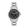 34mm Ss, Silver Case, 3-Hand Mvt, Dte - Polished Silver