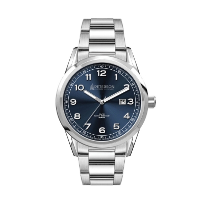 42mm Ss, Silver Case, 3-Hand Mvt, Dte