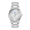 Ladies Silver Stainless Steel 3 Hand Ladies Silver Stainless Steel Case, and Stainless Steel bracele - Silver