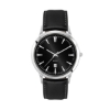 43mm Ss Silver Case, 3-Hand Mvt, Dte - Polished Silver