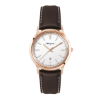 Wc4219 22mm Steel Rose Gold Case, 3 Hand Mvmt, White Dial, Dte Display, Leather Strap, Flat Mineral  - Rose-Gold
