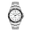 Wc5258 42.5mm Steel Silver Case, 3 Hand Mvmt, White Dial, Dte Display, Bk Rotating Bezel, Silver Bra - Silver