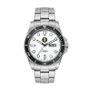 42.5mm, Ss, Silver Case, Bk Bezel, 3-Hand Mvt, Day-Dte