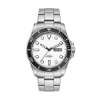 42.5mm, Ss, Silver Case, Bk Bezel, 3-Hand Mvt, Day-Dte - Brushed Silver