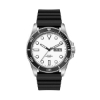 42.5mm, Ss, Silver Case, Bk Bezel, 3-Hand Mvt, Day-Dte - Brushed Silver
