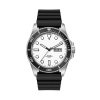 42.5mm, Ss, Silver Case, Bk Bezel, 3-Hand Mvt, Day-Dte