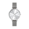 34mm, Silver Metal Case, 3-Hand Mvt - Polished Silver