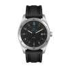 Wc6602 42mm Steel Matte Silver Case, 3 Hand Mvmt, Black Dial, Dte Display, Silicone Strap, Flat Mine - Matte Silver