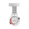 Nurse Style Unisex Clip Watch - White