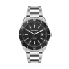 42mm, Ss, Silver Case, Bk Bezel, Automatic Mvt, Dte