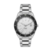 42mm, Ss, Silver Case, Bk Bezel, Automatic Mvt, Dte - Brushed Silver