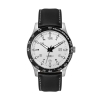 43.5mm, Ss, Silver Case, Bk Bezel, 3-Hand Mvt, Dte