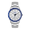 Wc8438 43.5mm Steel Matte Silver Case, 3 Hand Mvmt, Silver Dial, Dte Display, Bl Rotating Bezel, Sil