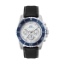 44mm, Silver Metal Case, Bl Bezel, Chrono Mvt