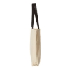 Natural Tote with Contrast-Color Handles