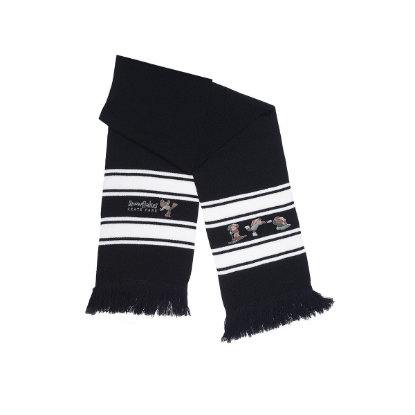 Stripe Knit Scarf