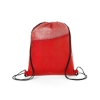 Hexagon Pattern Non-Woven Drawstring Backpack - Red